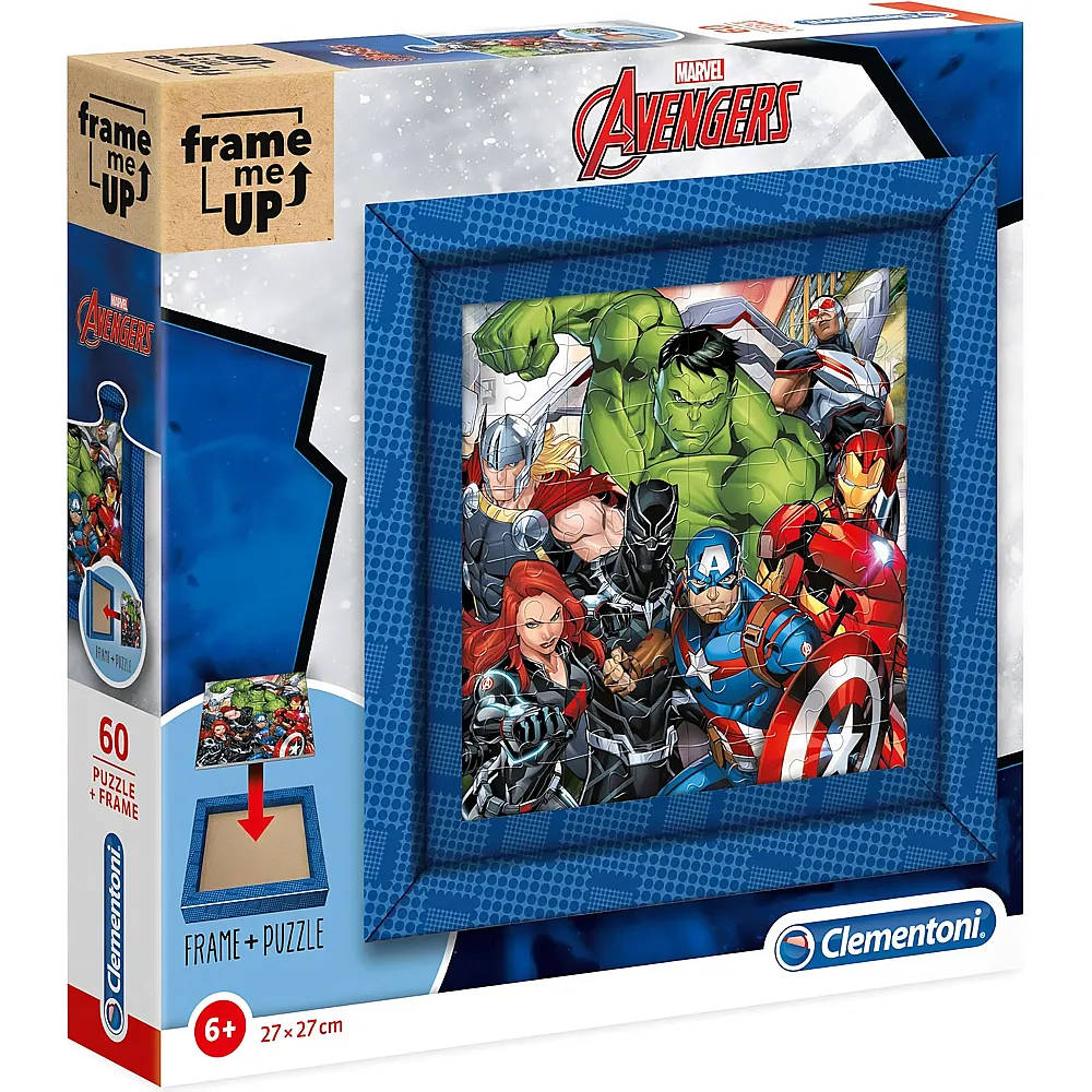 Clementoni Puzzle FrameMeUp Marvel Avengers - 60 Teile