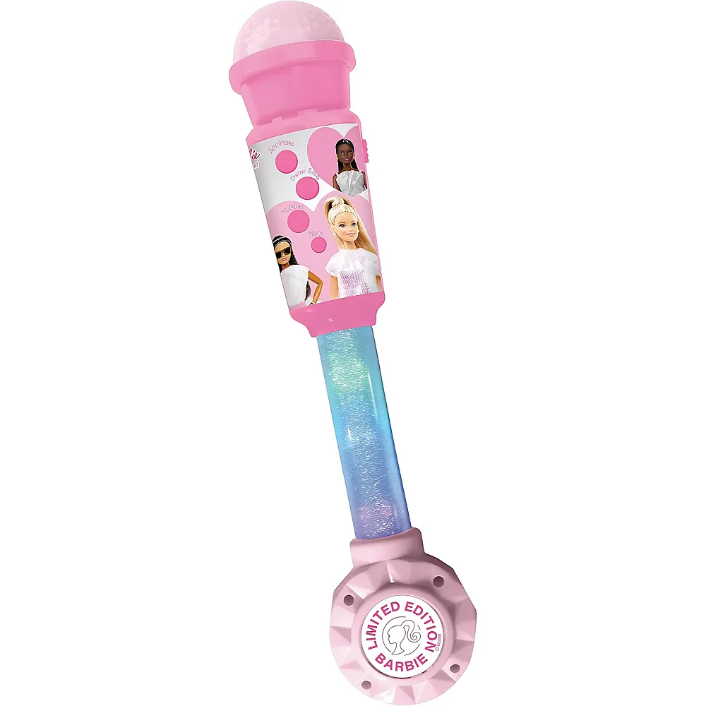 Lexibook Barbie Trendy Mikrofon mit Licht und Lautsprecher Aux-in
