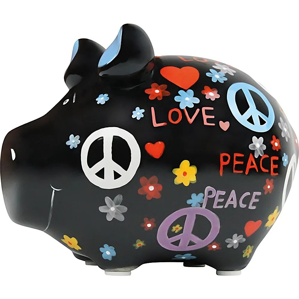 KCG Sparschwein Hippie aus Keramik - Suche