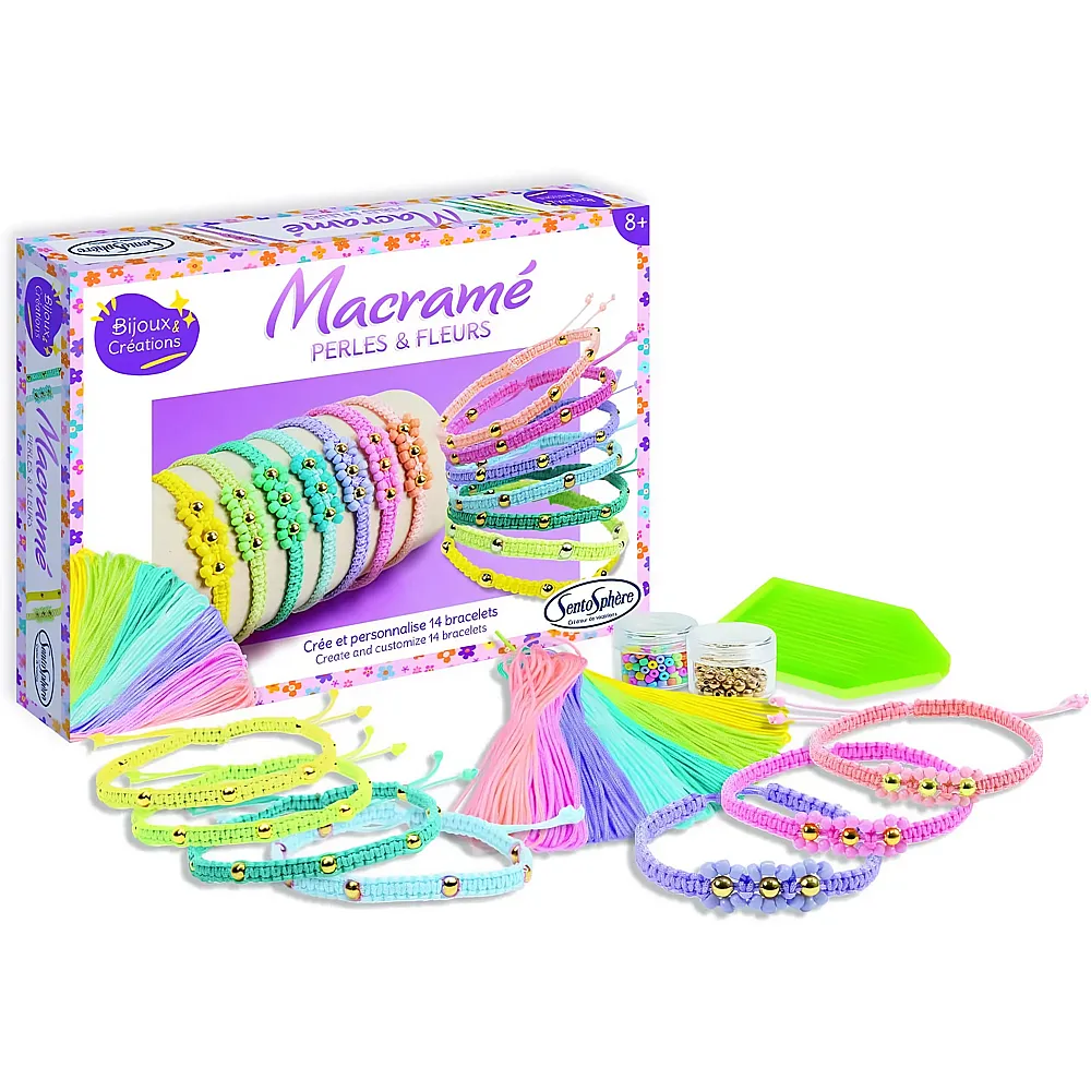 Sentosphere Makrame Perlen Und Blumen fr-de-it-en-es-nl