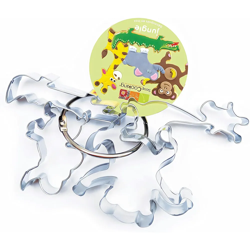 ScrapCooking Ausstechformen Dschungel - 4 Teile
