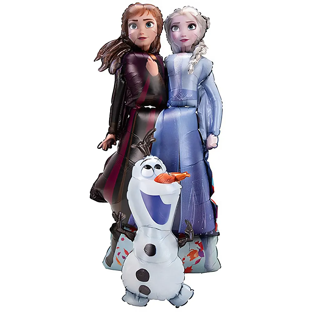 Amscan Folienballon Frozen 2 - Elsa, Anna und Olaf