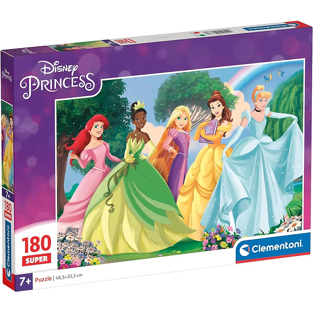 Clementoni Puzzle Supercolor Disney Princess 180Teile