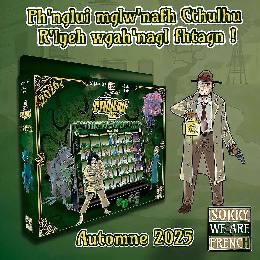 Sorry WE Are French 365 Aventures Cthulhu 1926 FR