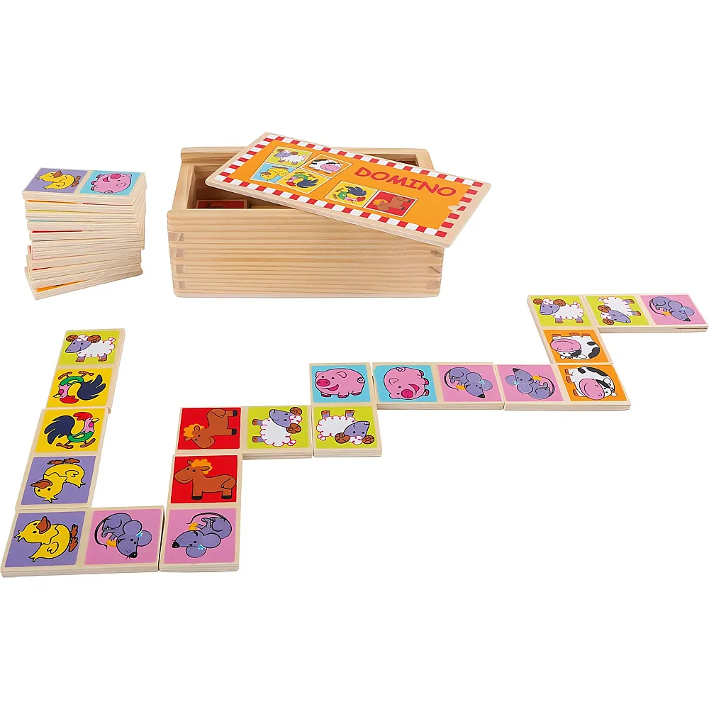 small foot Domino Zootiere - 28 Teile