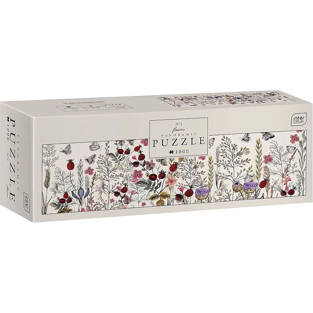 Interdruk Puzzle Panorama Blumen Nr. 1 1000Teile