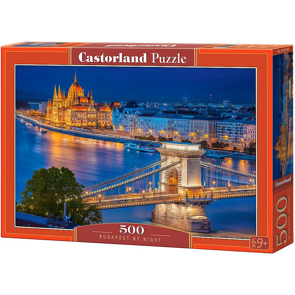 Castorland Puzzle Budapest bei Nacht - 500 Teile