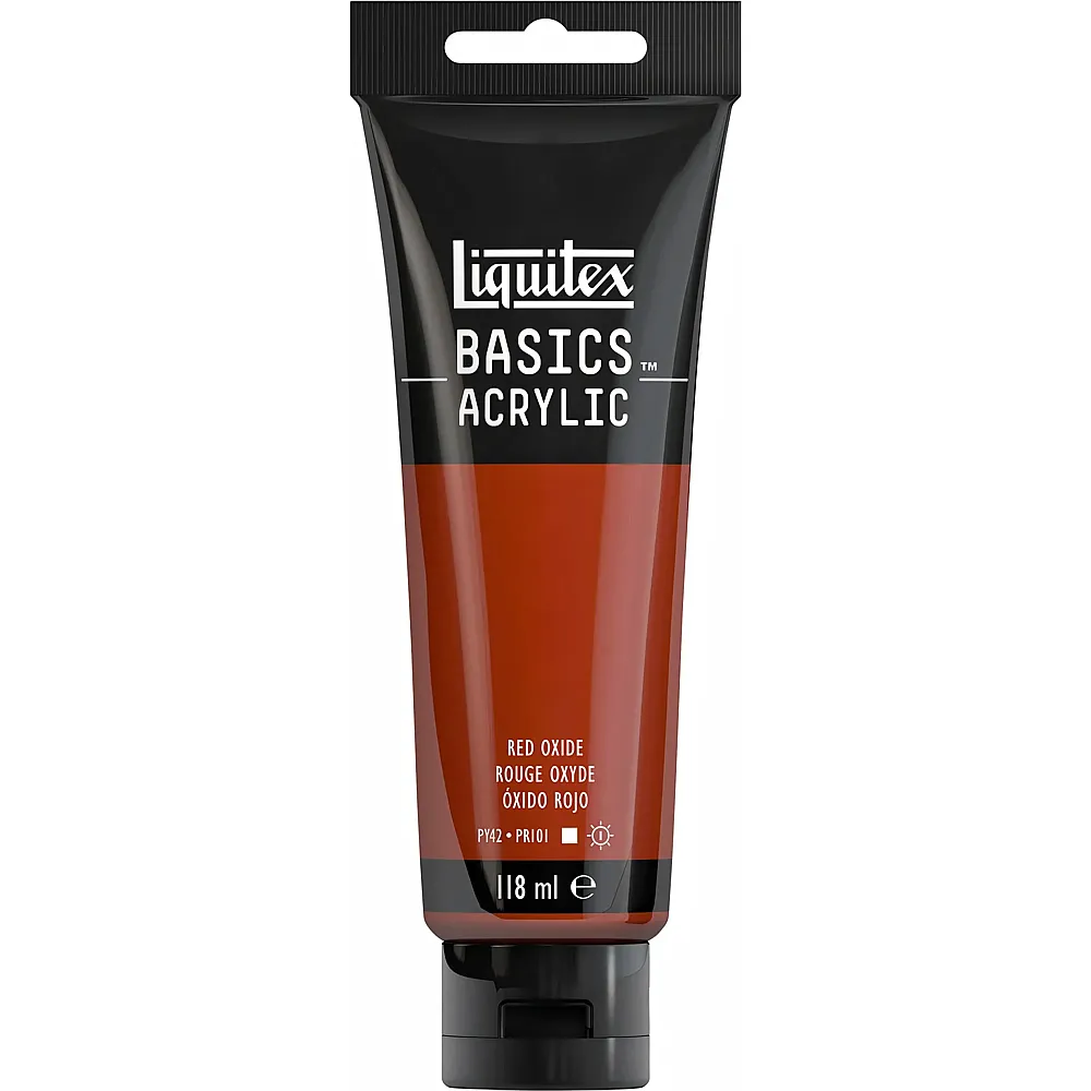 Liquitex Lqx Basics Acrylfarbe 118ml Tube Oxidrot - Suche