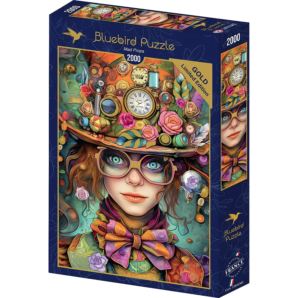 Bluebird Puzzle Mad Props - Limitierte Edition mit Vergoldungseffekt - 2000 Teile