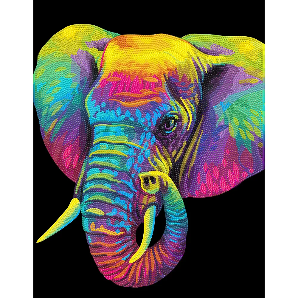 Diamond Dotz Neon Elefant