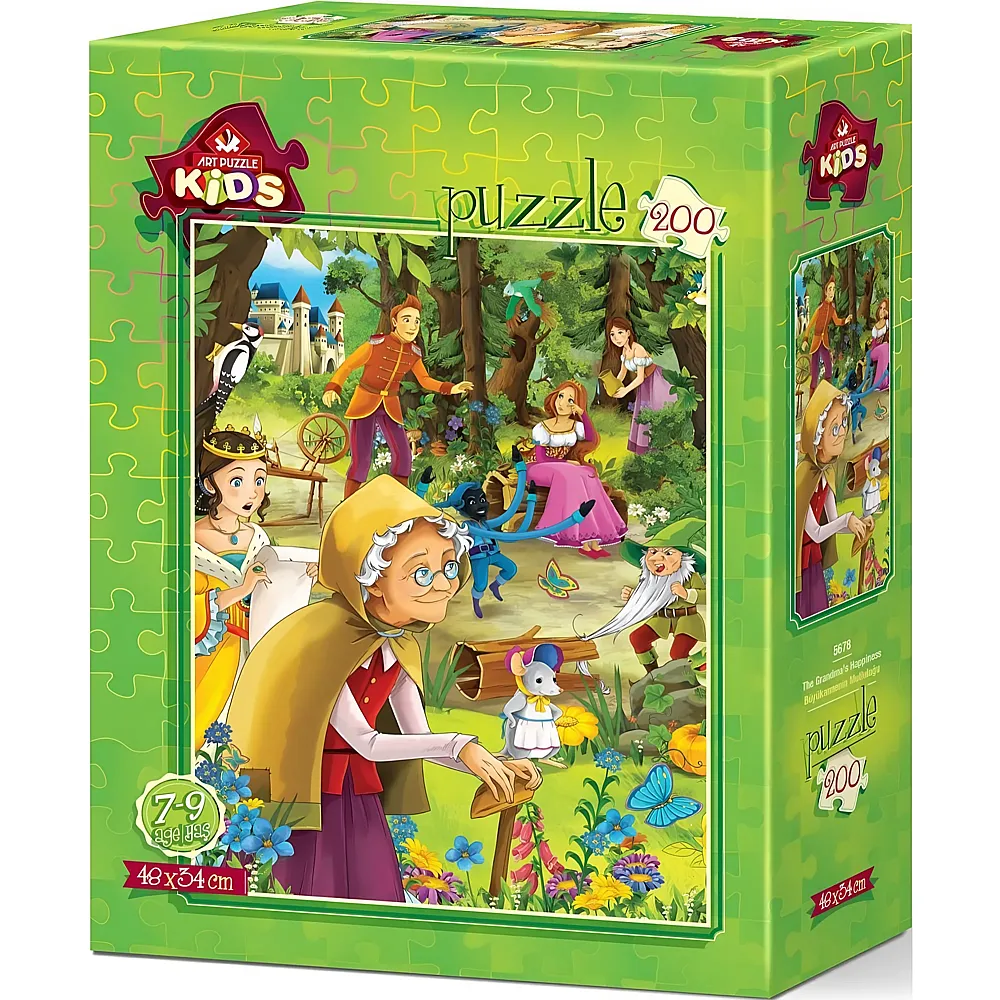 Art Puzzle Grandma's Happiness - 200 Teile