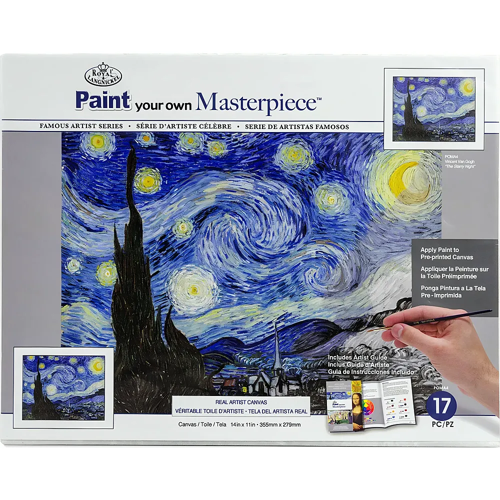 Royal & Langnickel R&l Pbn Masterpiece Famous The Starry Night