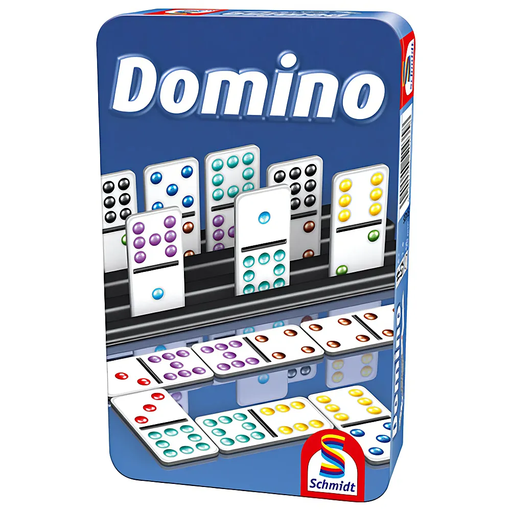 Schmidt Spiele Domino Metalldose