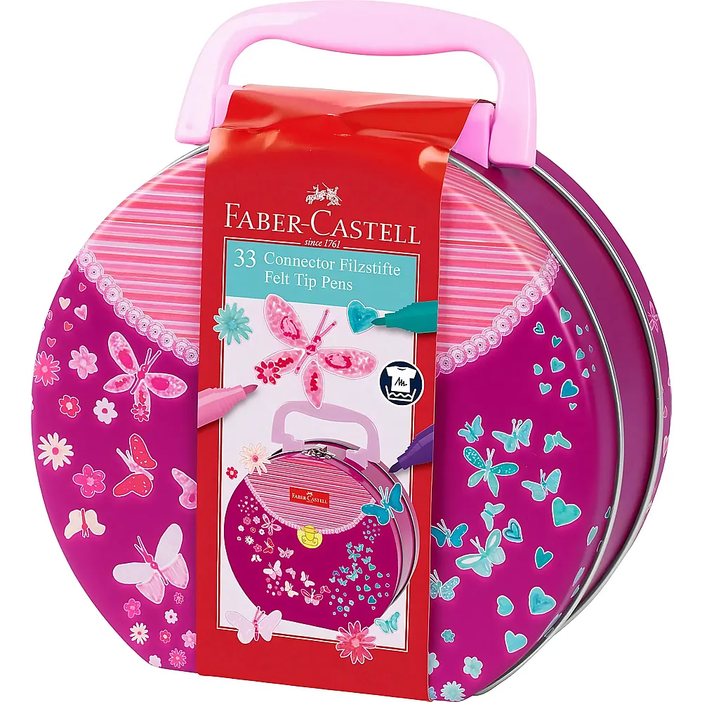 Faber-Castell Filzstift Connector Koffer 33Teile