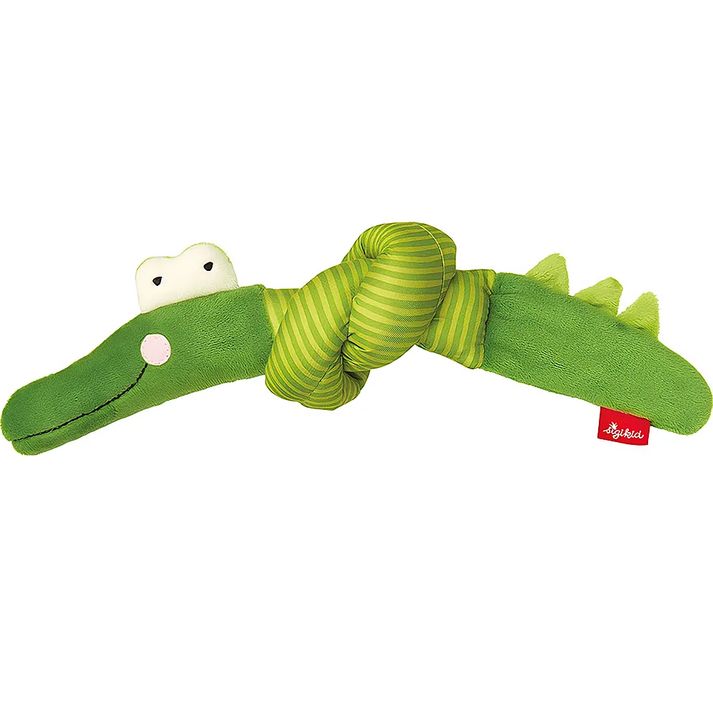 Sigikid PlayQ Greifling Krokodil 22cm | Greiflinge