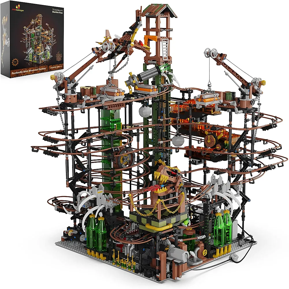 JMBricklayer Motorisierte Steampunk-Murmelbahn 70003