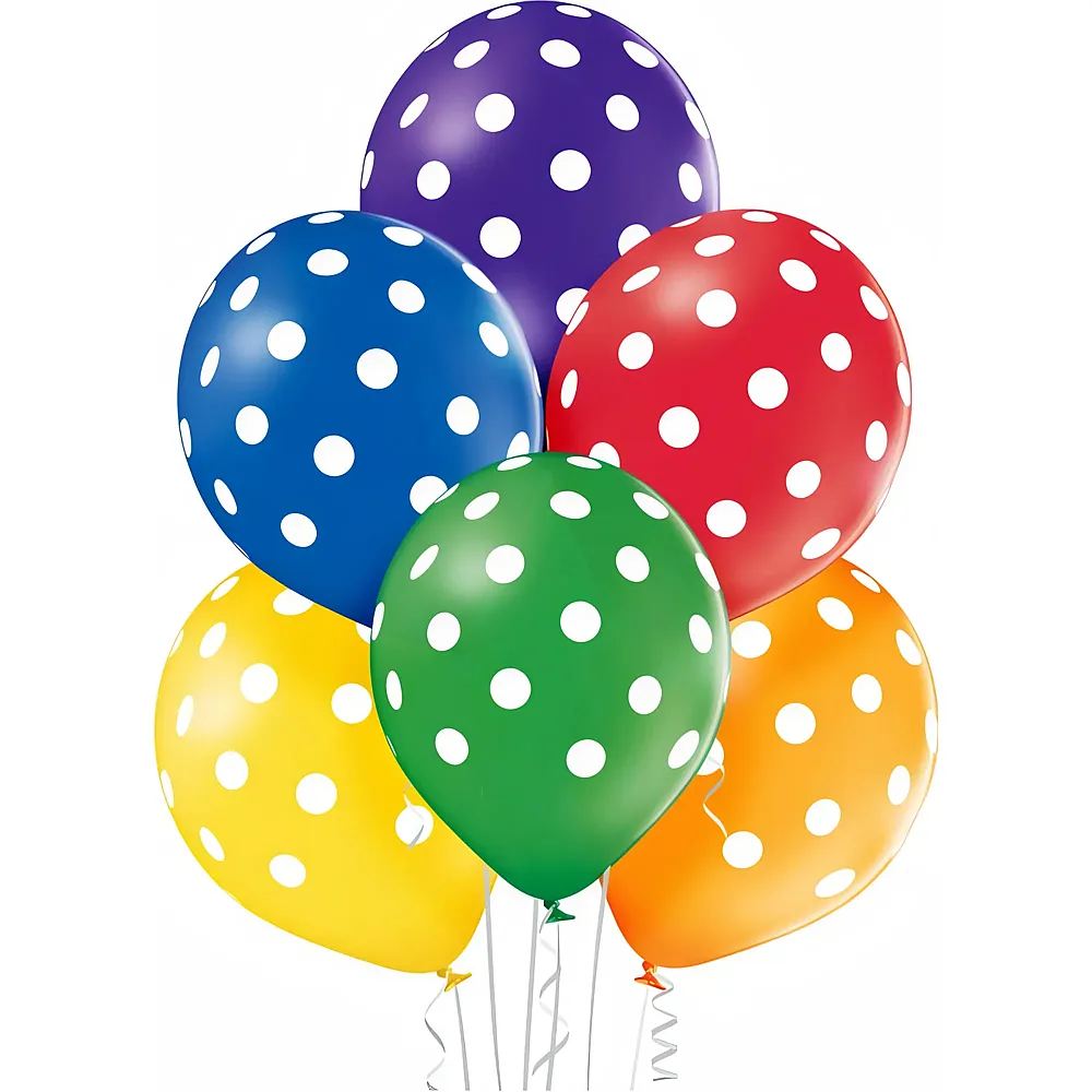 Sombo 6 Ballone Polka Dots 30cm - Suche