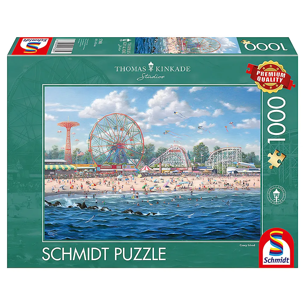 Schmidt Puzzle Thomas Kinkade Coney Island 1000Teile