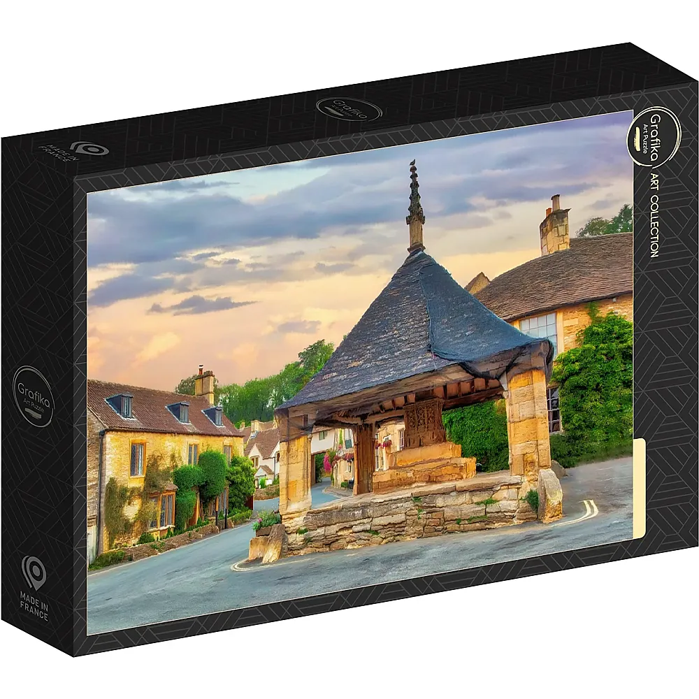 Grafika Puzzle Art Collection Market Cross in Castle Combe, Cotswolds - 500 Teile