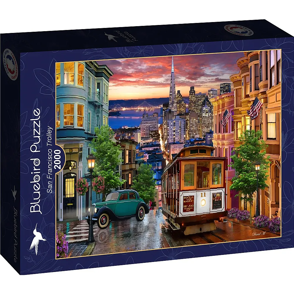 Bluebird Puzzle San Francisco Trolley - 2000 Teile