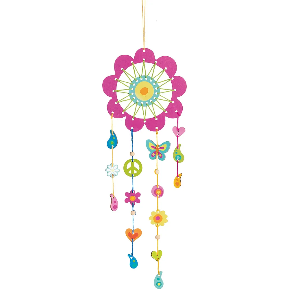 Goki Bastelset Traumf�nger Bl�tentanz 22-teilig, 5 Schn�re, 47 X 16.5 X 0.5 Cm