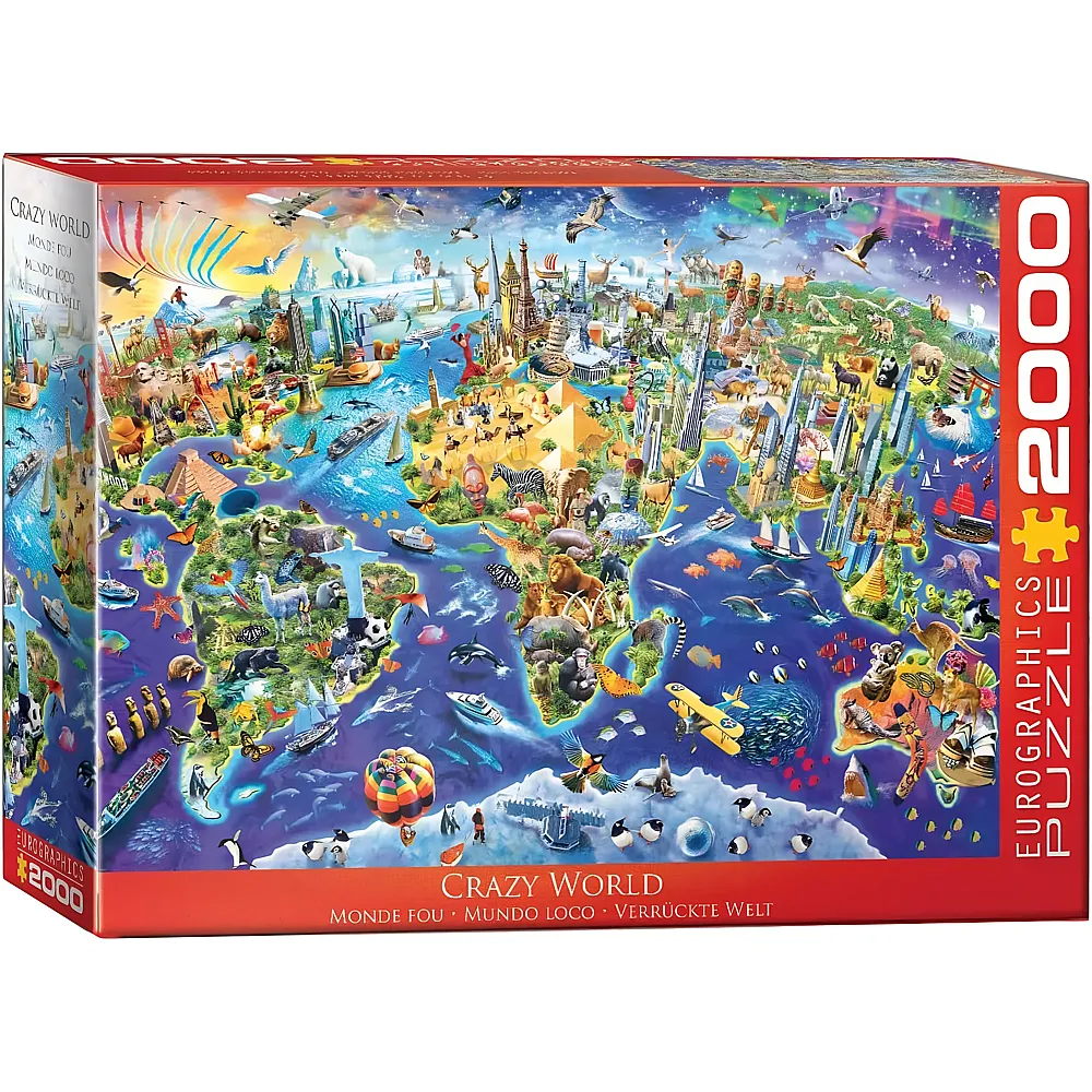 Eurographics Puzzle Crazy World - 2000 Teile | Puzzle 2000 Teile