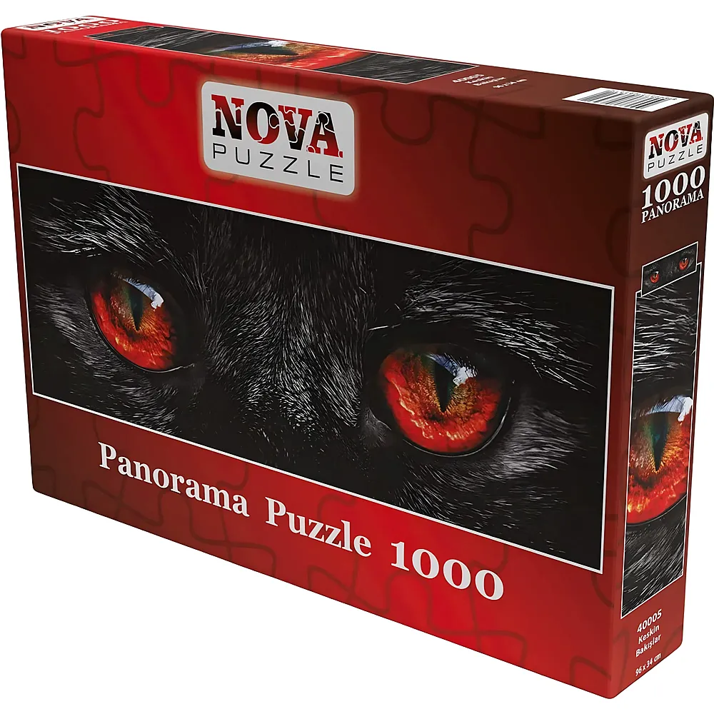 Nova Puzzle Panorama Cat Eyes - 1000 Teile