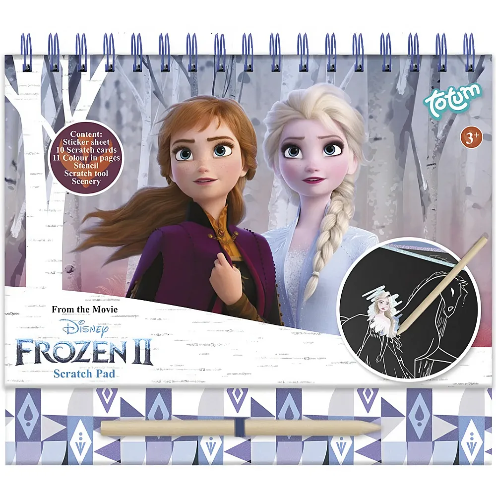 Totum Disney Frozen Scratch Book