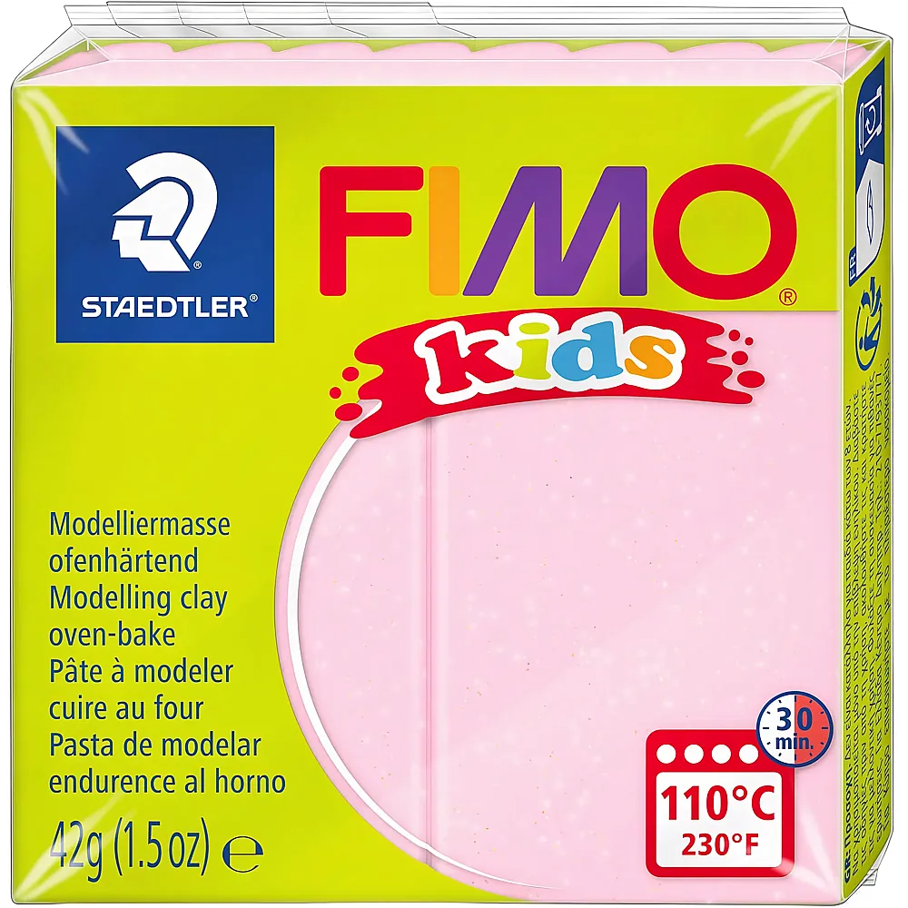 Fimo kids Modelliermasse Perlglanz-Rosa 42g