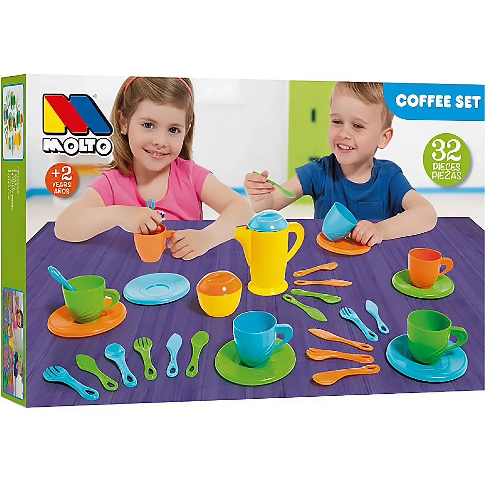 meinspielzeug - Molto K�chen-Set - 32 Teile | Haushalt