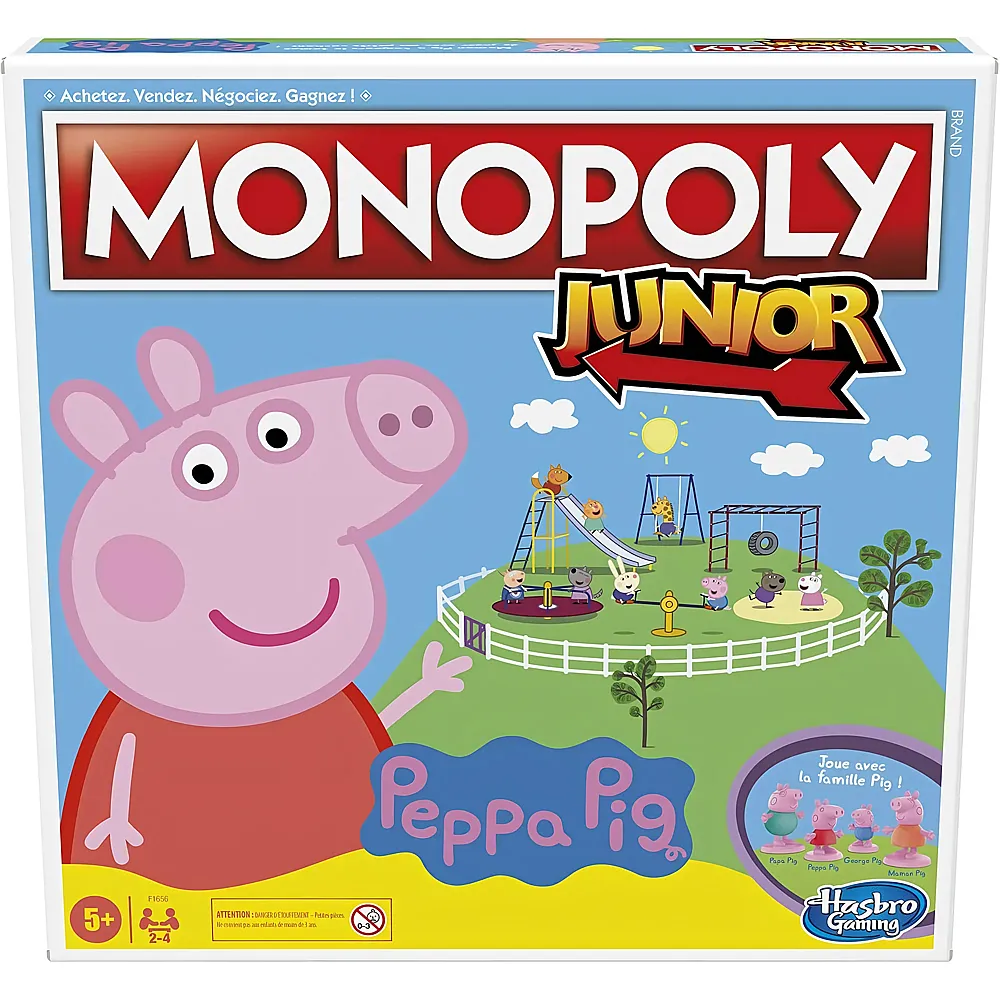 Hasbro Gaming Monopoly Junior Peppa Pig - Franais