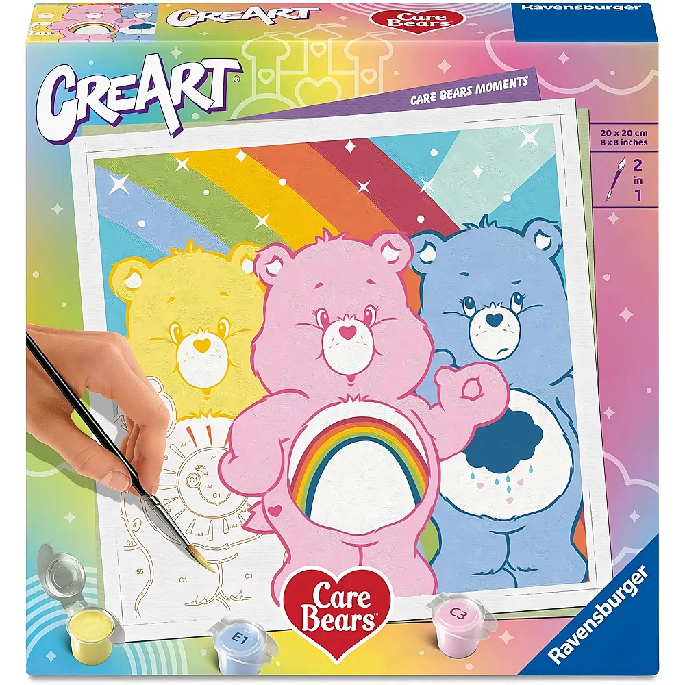 Ravensburger CreArt Malen nach Zahlen - Gl�cksb�rchi-Momente Gl�cksb�rchis