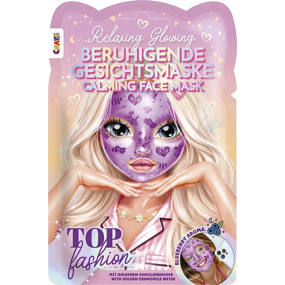 Craze Top Fashion Gesichtsmaske Blaubeere