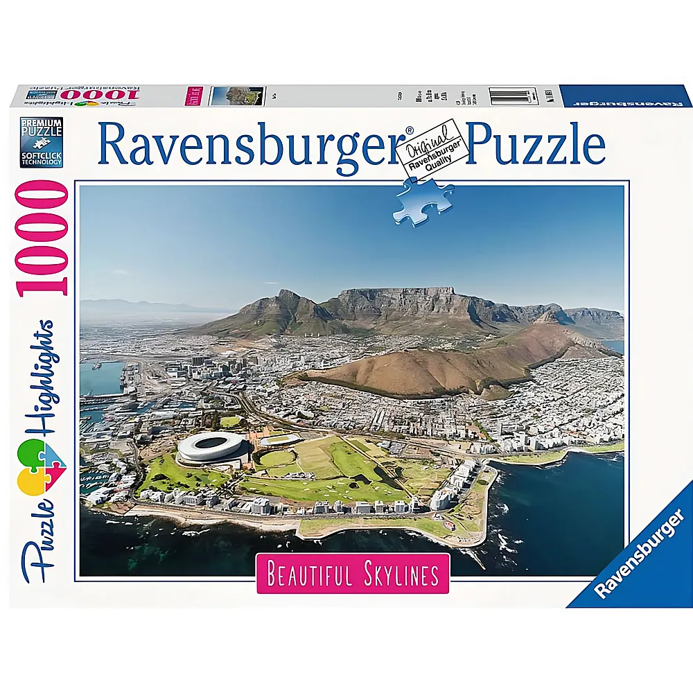 Ravensburger Puzzle Beautiful Skylines Cape Town 1000Teile