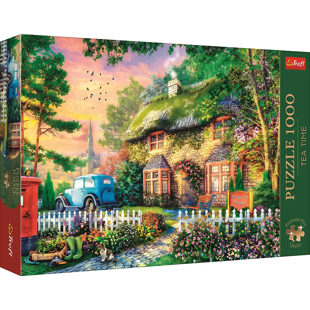 Trefl Puzzle Tea Time Stoney Lane Cottage - 1000 Teile