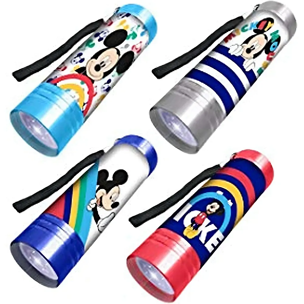 Kids Licensing Disney Mickey Mouse - Taschenlampe LED im Display 4 verschiedene Designs - Suche