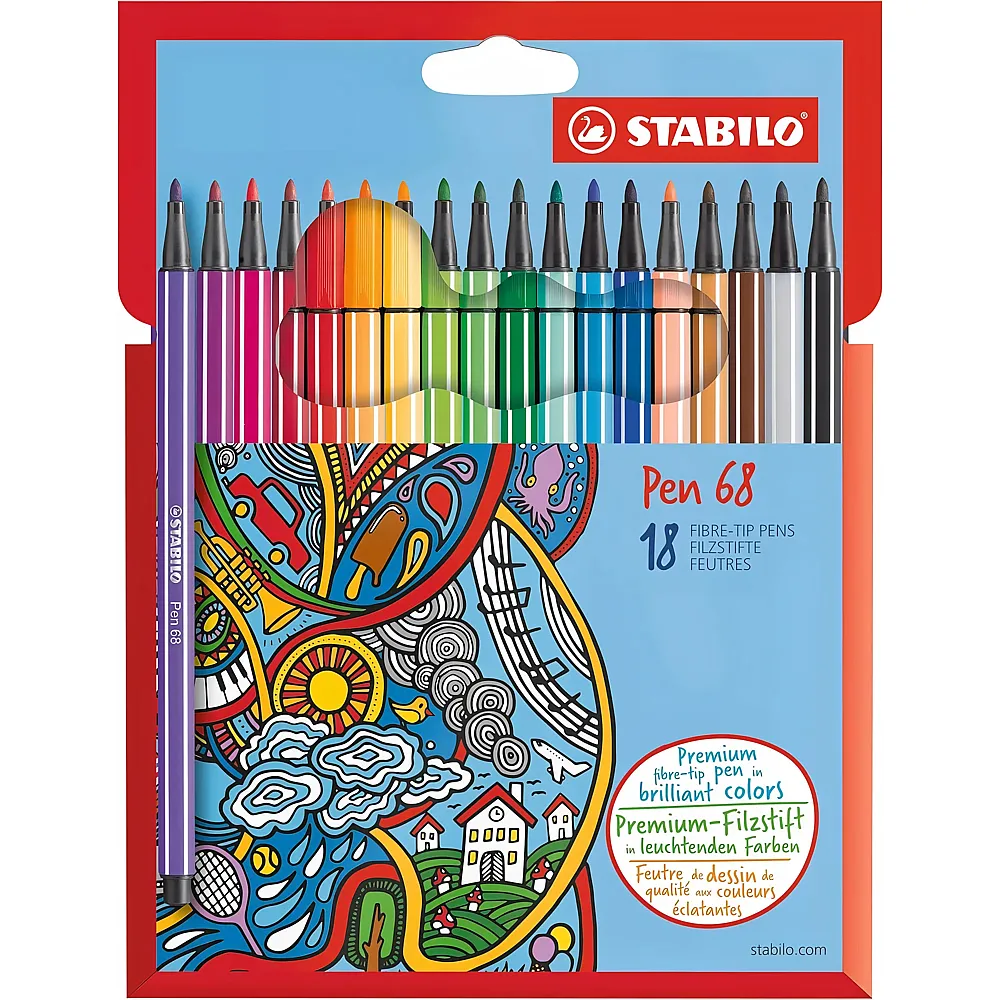 Stabilo Pen 68 Fasermaler