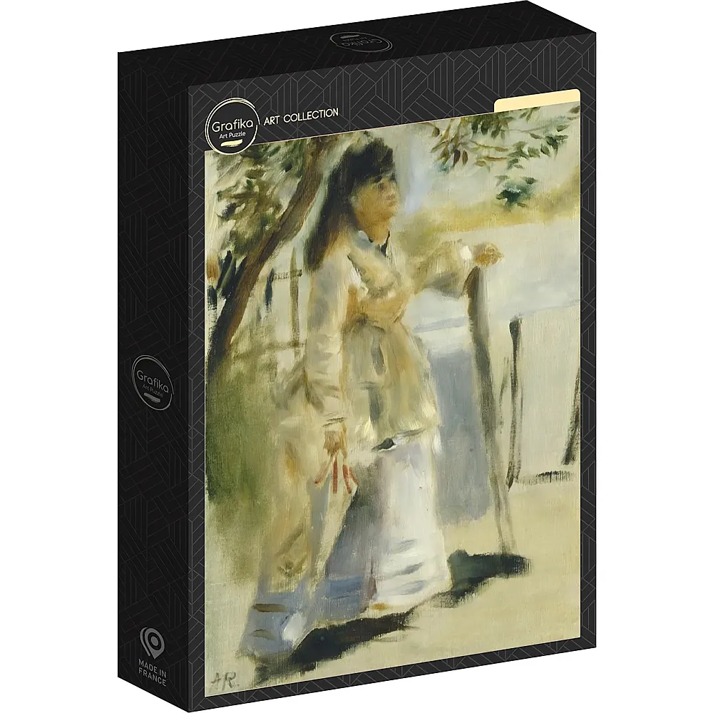 Grafika Puzzle Art Collection Auguste Renoir Woman by a Fence, 1866 - 1000 Teile
