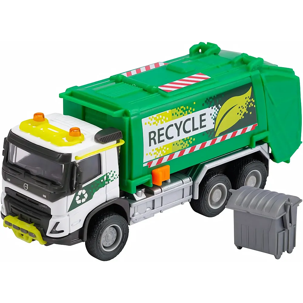 Majorette Volvo FMX Truck Garbage Collector