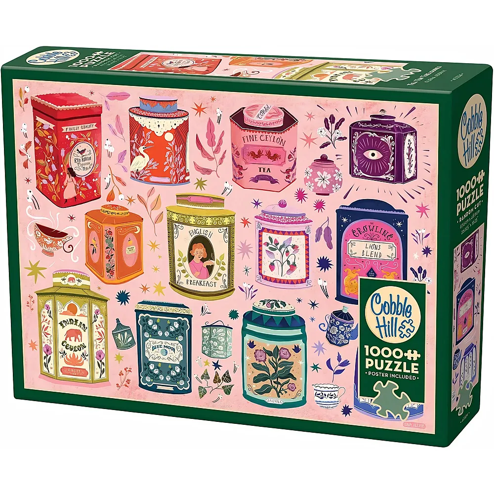 Cobble Hill Puzzle Teedosen Sch�tze - 1000 Teile