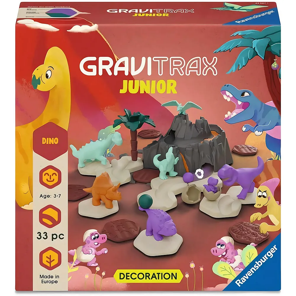 Ravensburger GraviTrax junior Extension Dino 33Teile