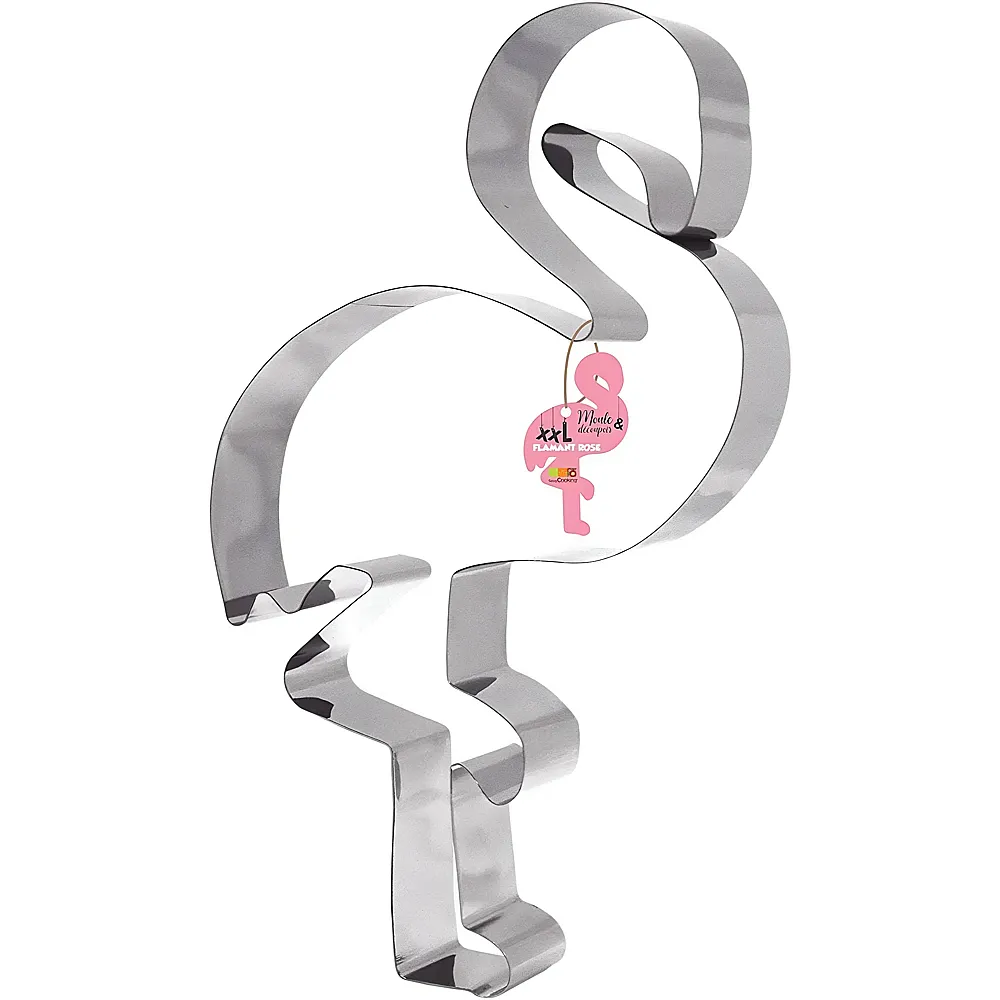 ScrapCooking 2-in-1 Backform / Ausstecher Flamingo XXL | Backen & Dekorieren
