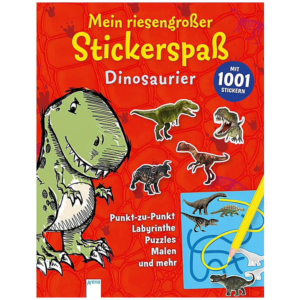 Arena Mein Stickerspass Dinosaurier | Spielbcher