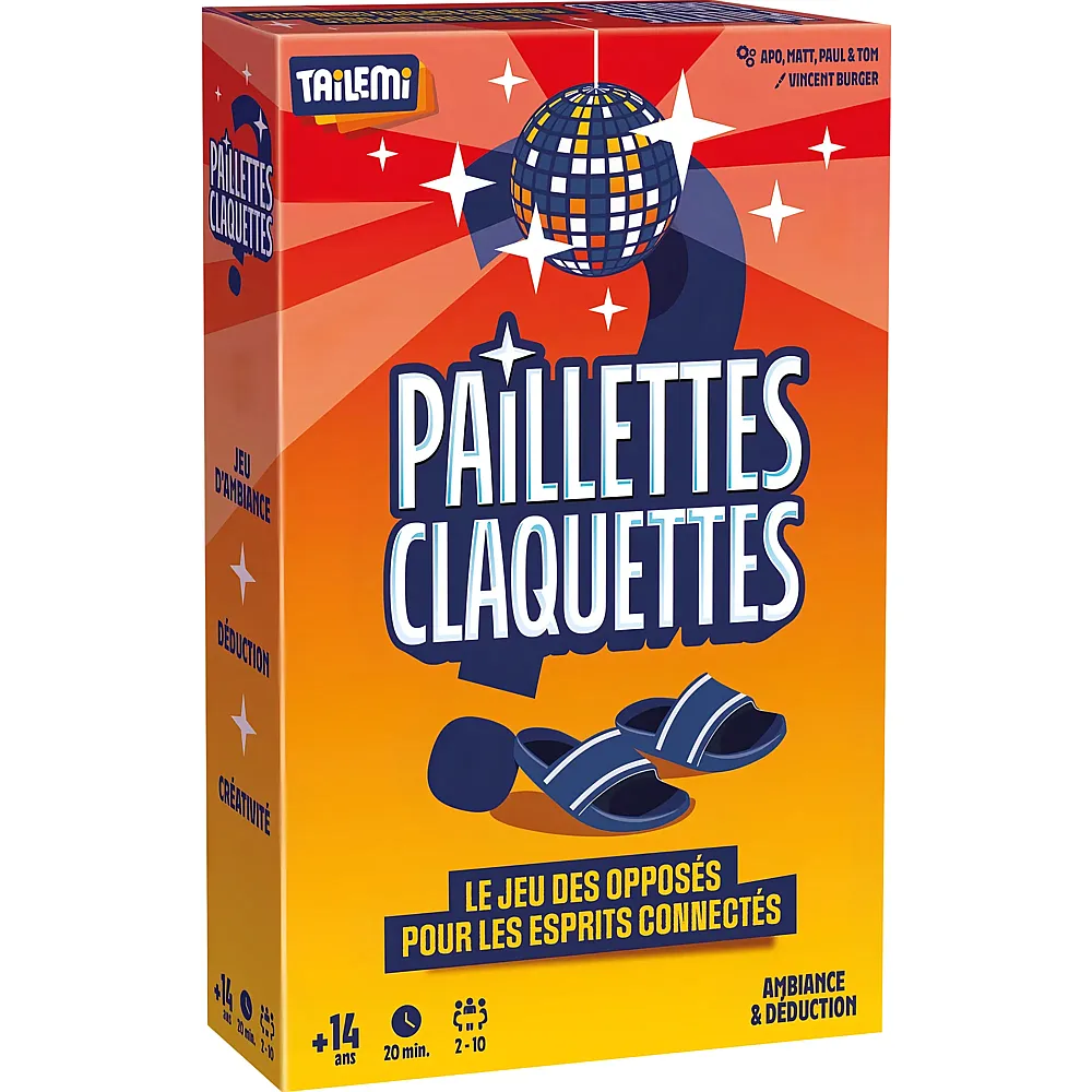 Gigamic Paillettes Claquettes FR