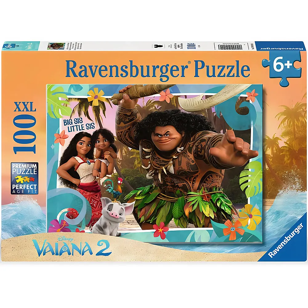 Ravensburger Puzzle Disney Princess Vaiana 2 Aufbruch in neue Welten - 100 Teile