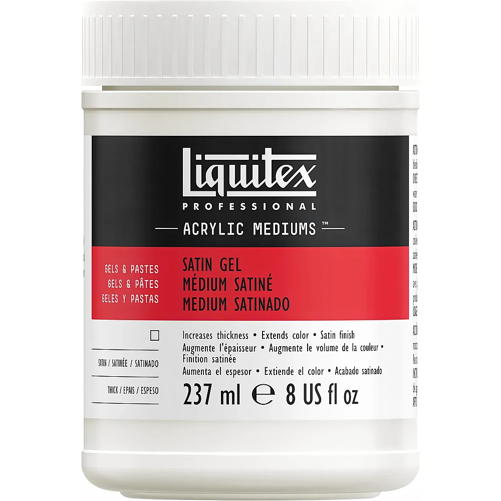 Liquitex Lqx Acryl Gelmedium Satin 237ml - Suche