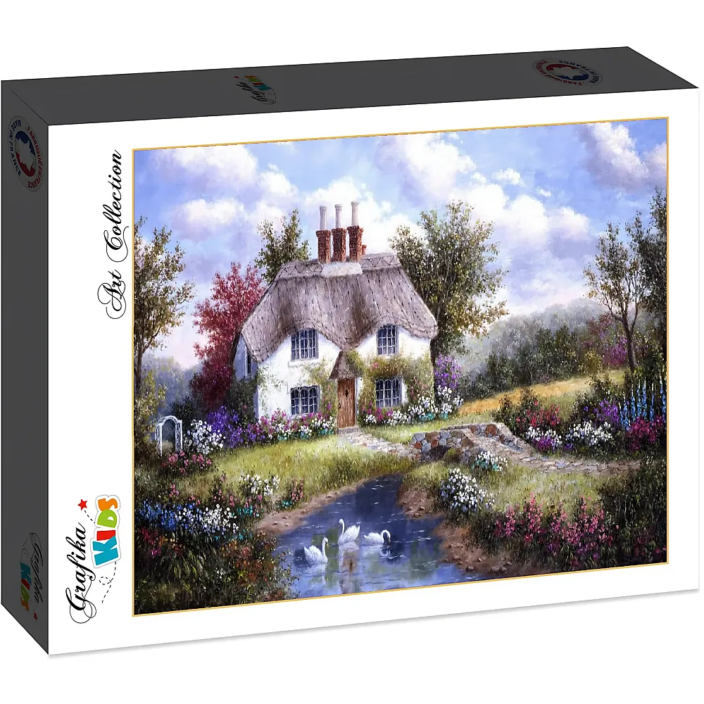 Grafika Puzzle Art Collection Dennis Lewan Grafika Kids Swan Creek Cottage - 12 Teile