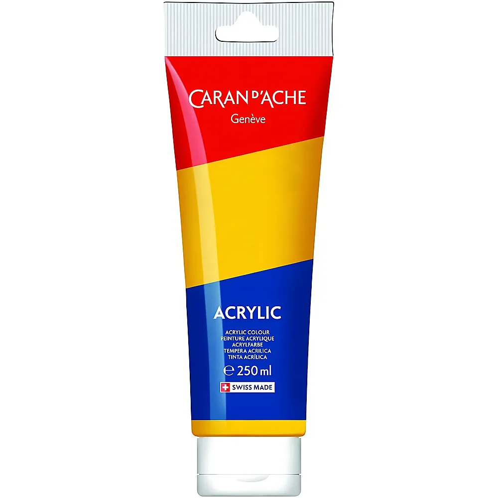 Caran d'Ache Acrylfarbe Goldgelb - 250 ml | Farbe & Kreide