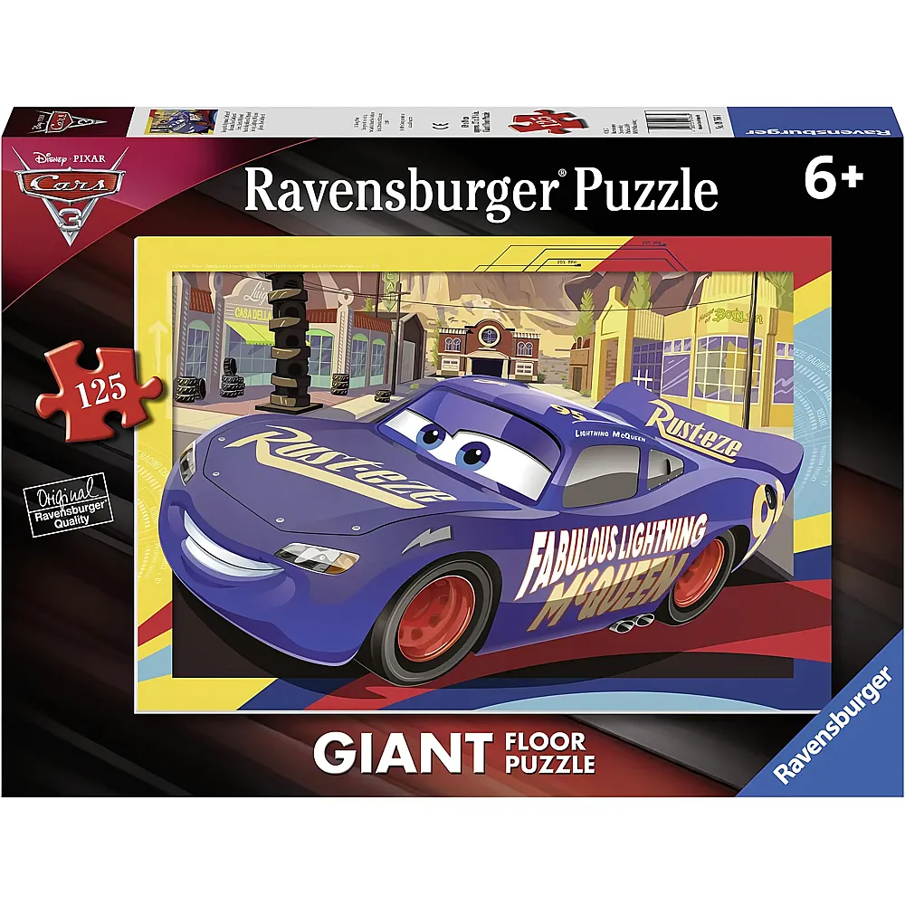 meinspielzeug - Ravensburger Puzzle Cars 3 125Teile | Bodenpuzzle