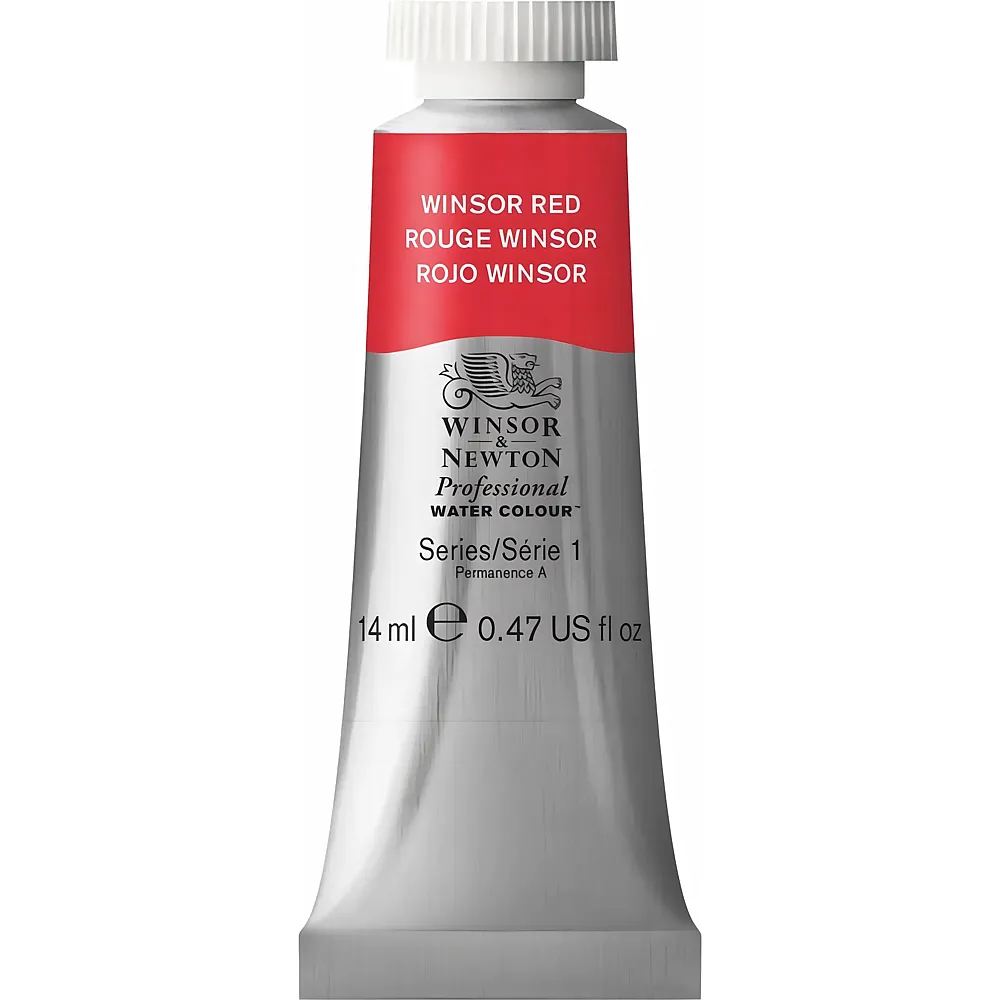 Winsor & Newton Professional Water Colour Aquarellfarbe Winsorrot - 14 ml | Farbe & Kreide